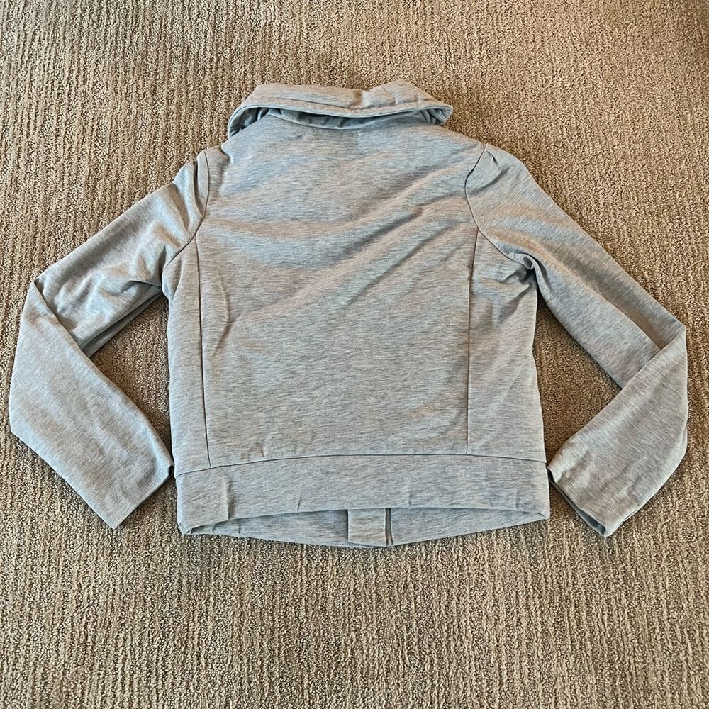 Splendid Light Grey Cowl Neck Jacket - Picture 8 of 8